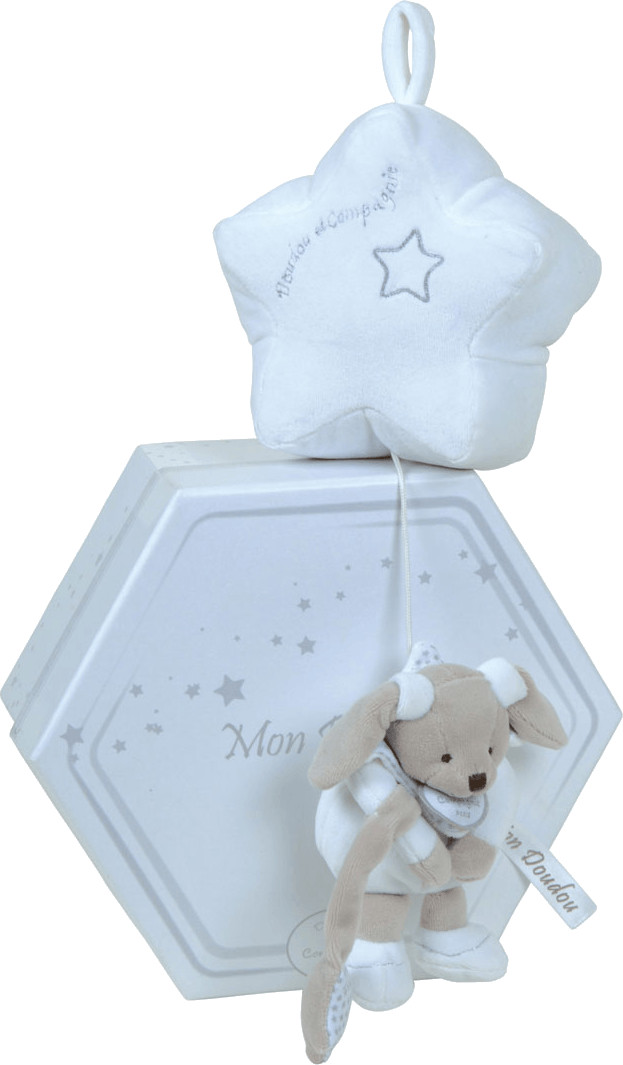 Doudou et Compagnie Boîte à musique lapin Céleste