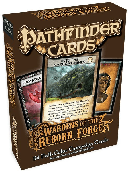Pathfinder Campaign Cards: Wardens of the Reborn Forge (anglais)