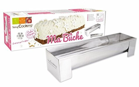 ScrapCooking Moule à bûche en inox