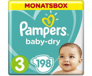 4-9kg Gr.3 Midi Pampers Baby Dry 136 Diapers Gigapack 