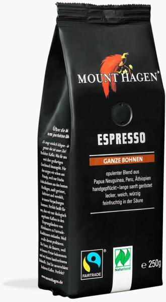 Mount Hagen Espresso Bohne (250 g)
