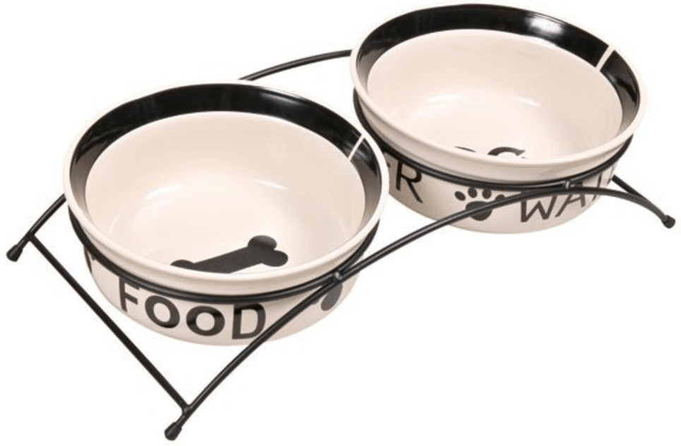 Trixie Set écuelles Eat on Feet pour chien 1,6 L 20 cm