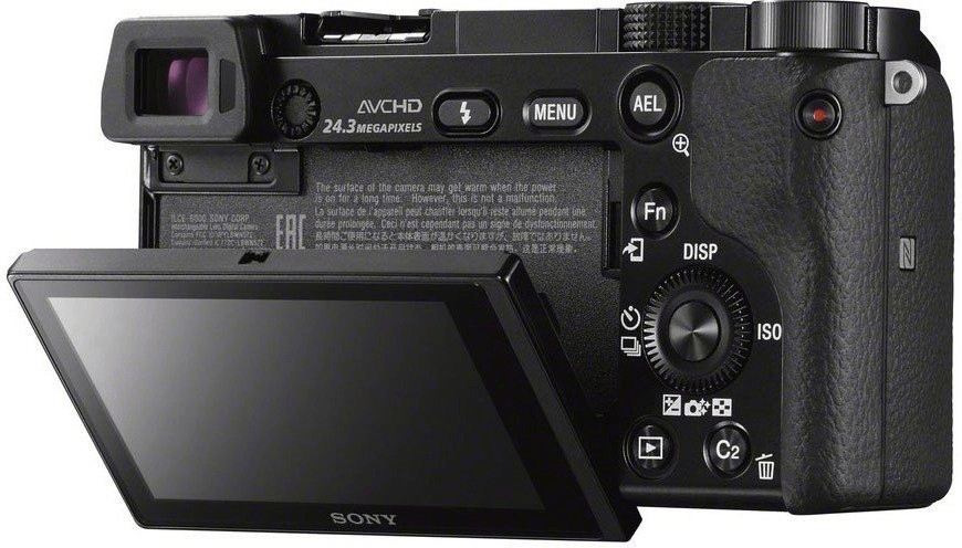 Sony ILCE6000LB Appareil Photo Numérique Hybride Capteur APSC 24,3 Mpix  Autofocus ultrarapide + objectif 1650 mm rétractable noir