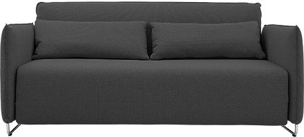 Softline Cord Sofa Bed Felt grey