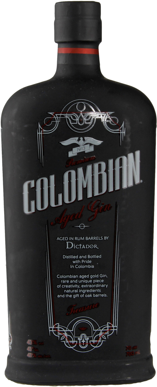 Dictador Colombian Aged Black 0,7l 43%