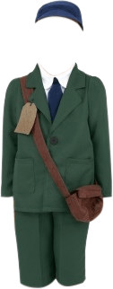 Smiffy's Costume d'évacué seconde guerre mondiale garçon