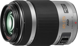 Panasonic Lumix G X Vario PZ 45-175mm f4.0-5.6 Aspherical Power OIS (argent)