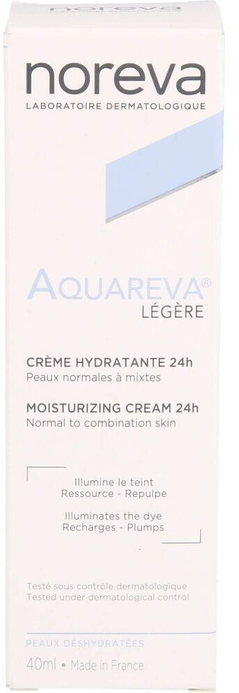 Noreva Laboratories Aquareva Crème hydratante texture légère 24h (40 ml)