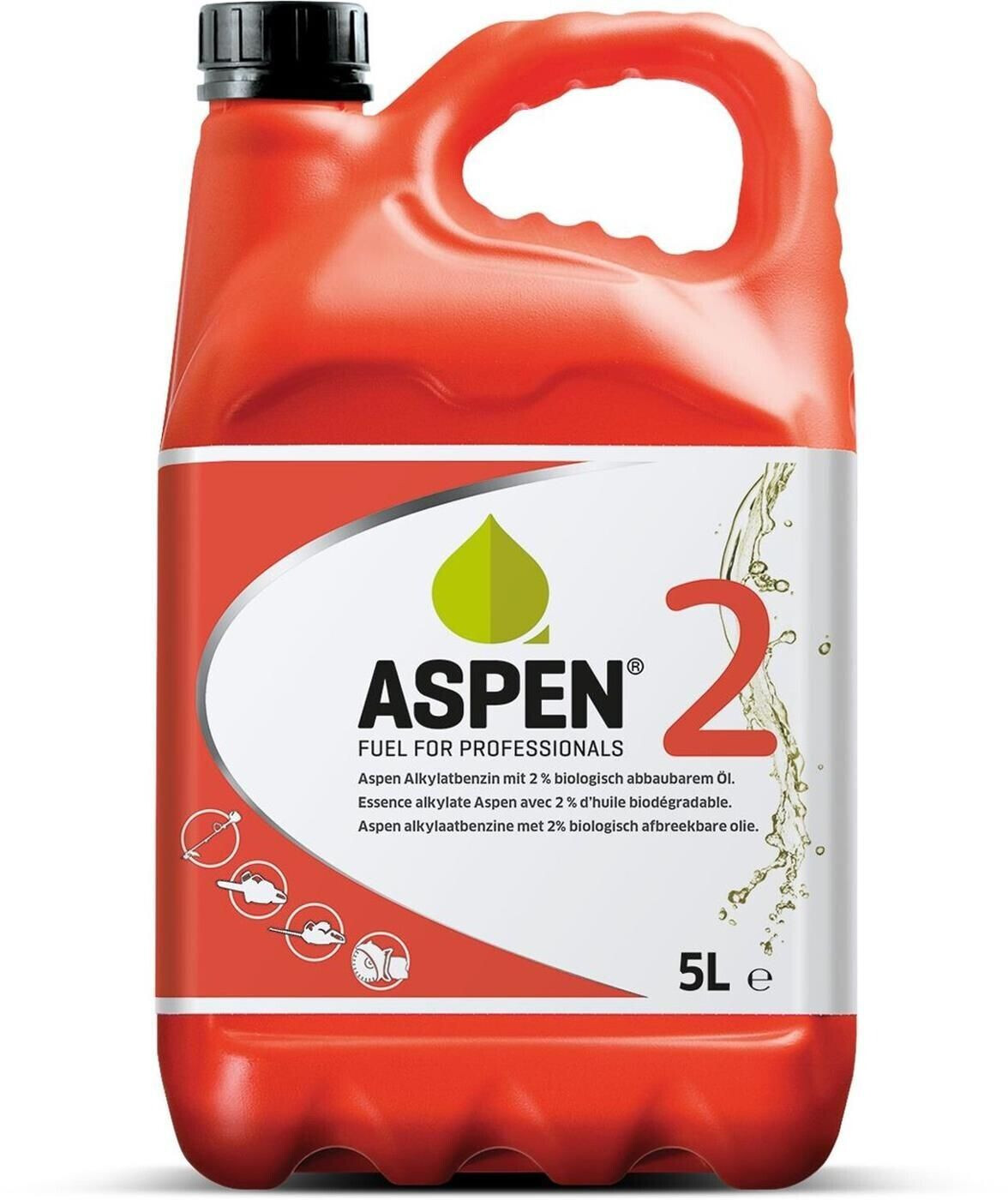 Aspen 2-Takt Gemisch 5 l -  Ihr Onlineshop für  Baustoffe, Garten und Mietpark