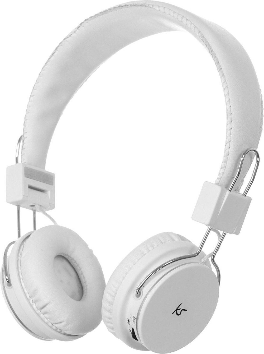 Kitsound Manhattan Over Ear Headphones With mic (White)