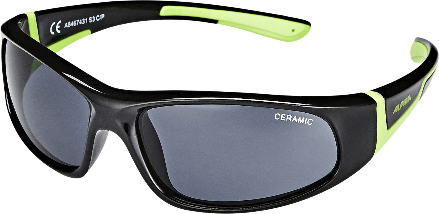 Photos - Sunglasses Alpina Sports  Sports Flexxy Junior  (black-green)