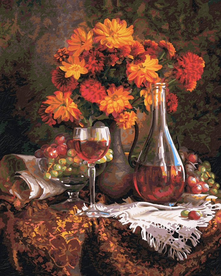 Schipper Peinture par numéro - asters d'automne
