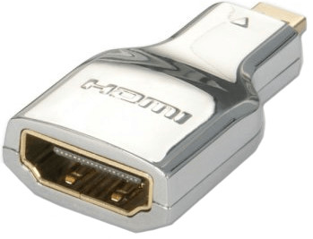 Photos - Cable (video, audio, USB) Lindy 41510 CROMO HDMI to Micro HDMI Adapter 