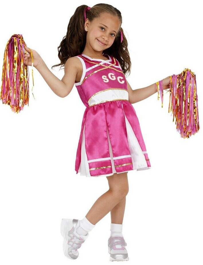 SMIFFYS Costume Cheerleader Zombie, Rosso, Con Abito E Pon Pon
