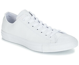 chuck taylor all star ox leather white monochrome