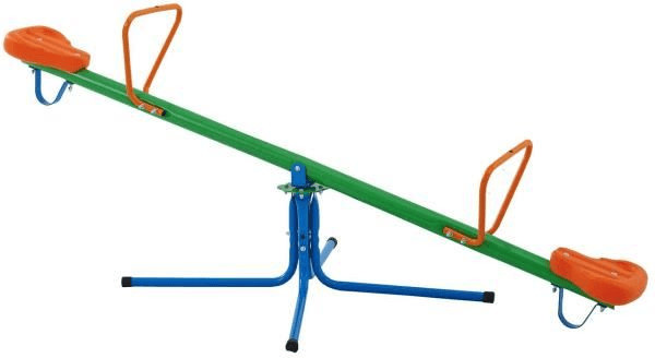 Amca Trébuchet rotatif métal Funny 185 cm bleu
