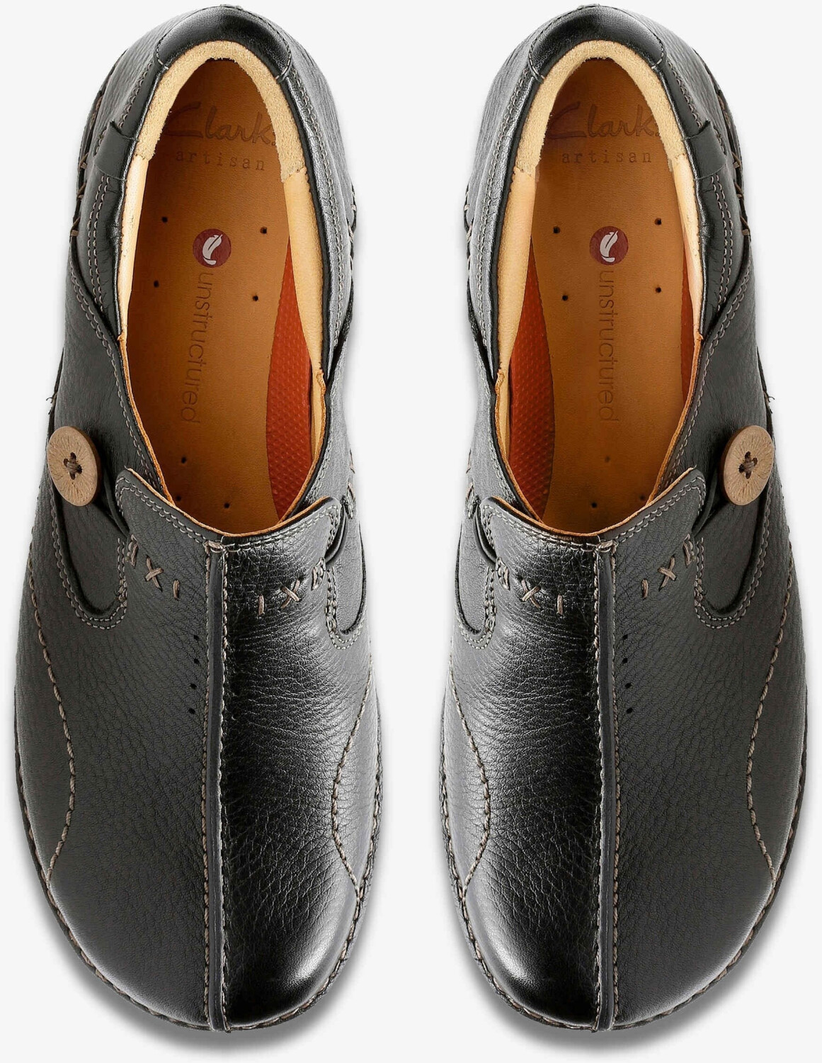 clarks un loop black shoes