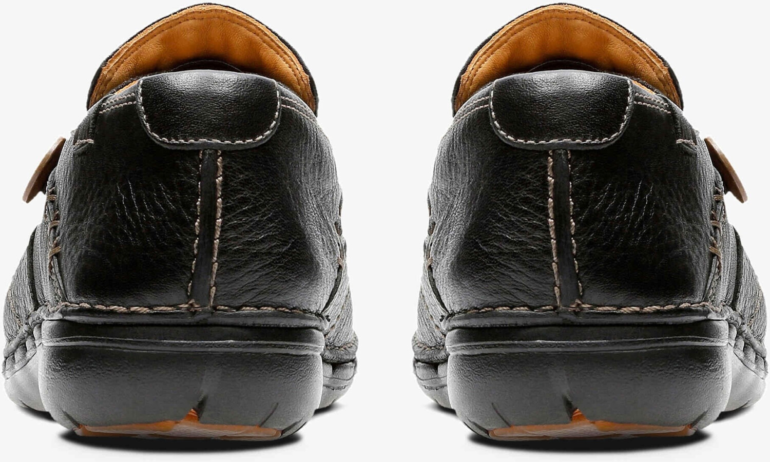 clarks un loop black shoes