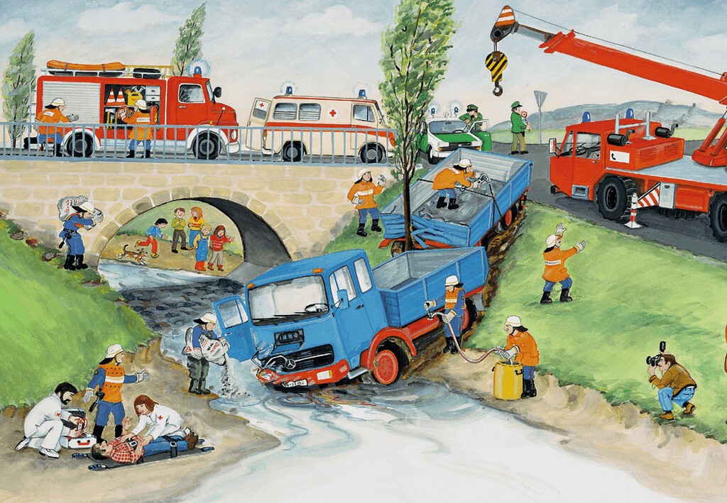 Ravensburger Pompiers (2 x 24 pièces)