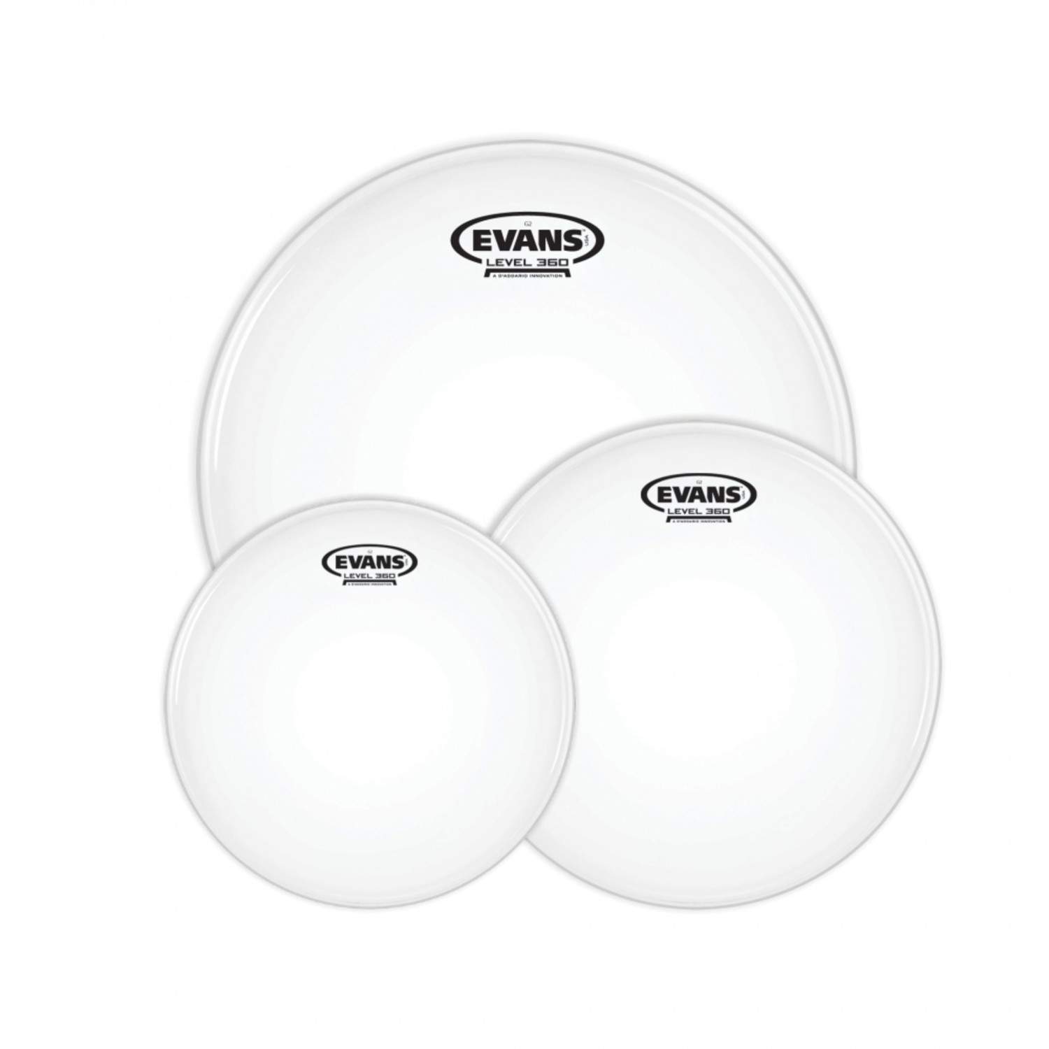 Evans G2 Coated Tom Pack Rock (10, 12, 16)