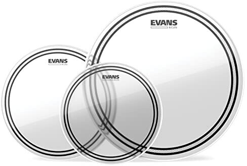 Evans EC2S Clear Tom Pack Standard (12", 13", 16")