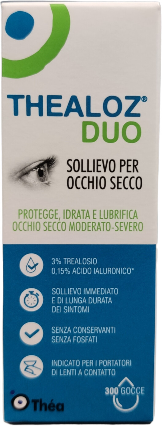 Thealoz Duo collirio lubrificante idratante per secchezza oculare 10ml