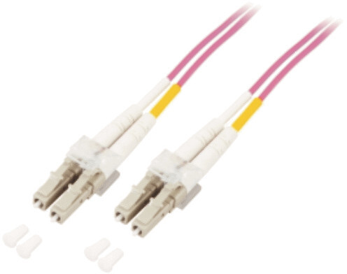 Mcab LWL Duplex Cable LC/LC 50/125 OM4 LSZH