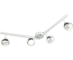 Länge 83cm 4 x 4,2W LEDs Trio SMD-LED-Balken chromfarben inkl