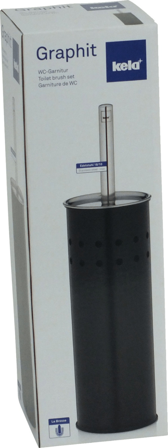 Kela Graphit combiné WC (22521)