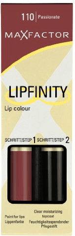 Photos - Lipstick & Lip Gloss Max Factor Lipfinity - 110 Passionate  (2ml)