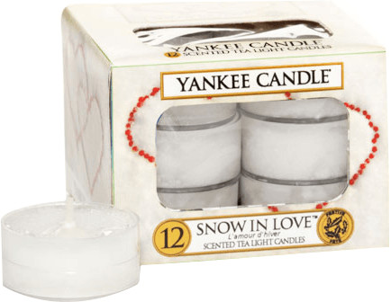 Yankee Candle Tea Lights Snow In Love (x12)