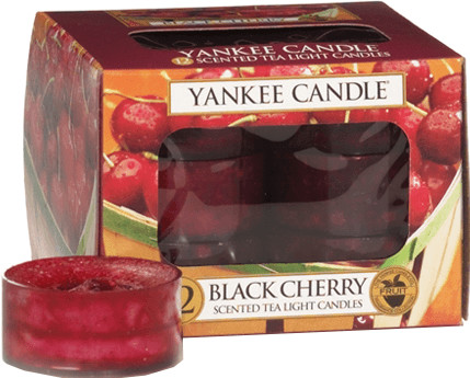 Yankee Candle Tea Lights Black Cherry (x12)