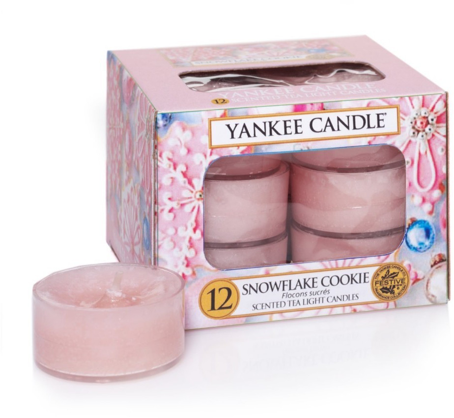 Yankee Candle Snowflake Cookie Bougies chauffe-plats 12 pièces