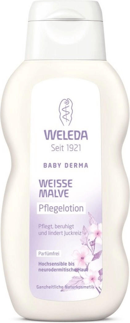 Weleda Lotion bébé à la mauve blanche (200 ml)