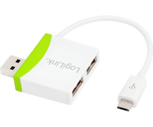 LogiLink USB 2.0 Hub 2-Port with USB Micro Cable (UA0180)
