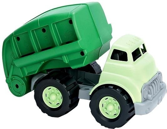 GREEN TOYS CAMION POUBELLE RECYCLAGE VERT