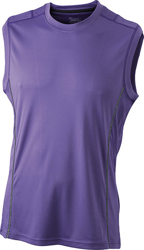 James & Nicholson Men's Running Reflex Tank (violet)