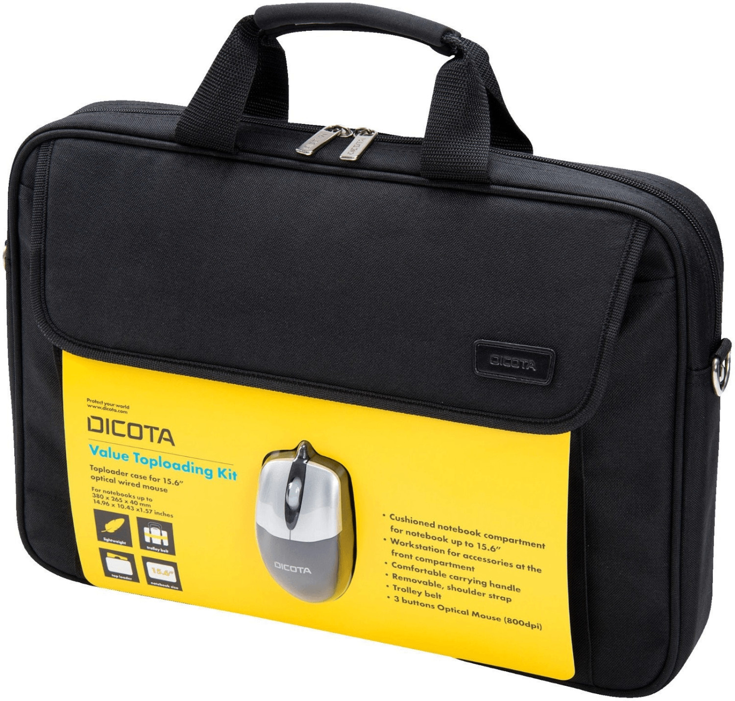 Dicota Value Toploading Kit Preisvergleich | 13,68 bei € ab