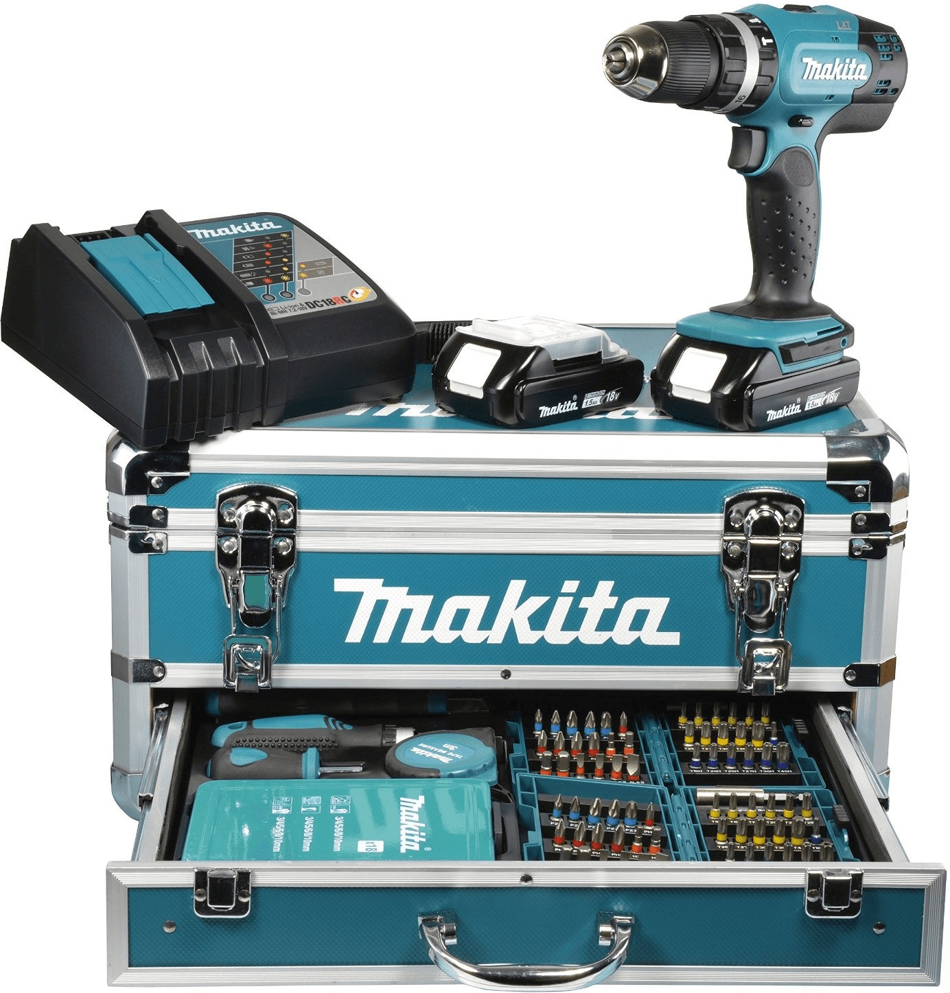 Makita dhp453ryx2 clearance