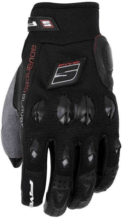 Five Gloves Gants Stunt noir