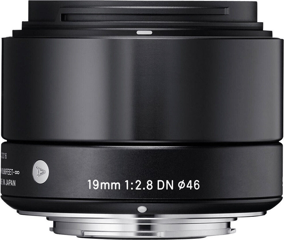 Buy Sigma 19mm f/2.8 DN Black Micro Four Thirds from £189.00 (Today) – Best Deals on idealo.co.uk