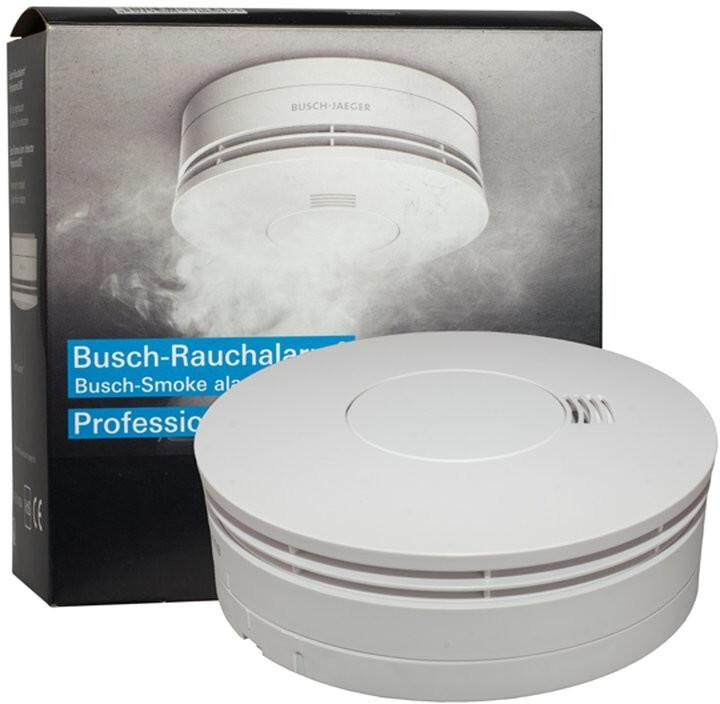Busch-Jaeger Rauchalarm ProfessionalLINE mit Lithium-Batterie, vernetzbar,  6833/01-84 ab 31,94 € (Februar 2024 Preise)