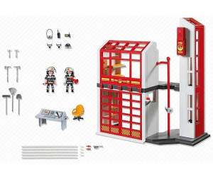 Playmobil 6385 Feuerwehr Tor Garage Erweiterung Feuerwehrstation 5361 Anbau 