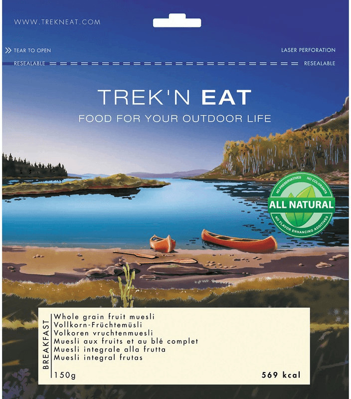 Trek'n Eat Muesli complet aux fruits avec du lait (150 g)