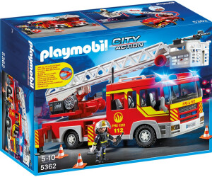 Playmobil City Action 5363 pas cher, Fourgon de pompier avec sirène et  gyrophare
