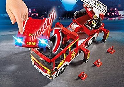 Playmobil Camion de pompiers avec échelle pivotante 9463 