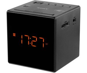 Radio Reloj Sony Icf - C1 Y A Color Negro
