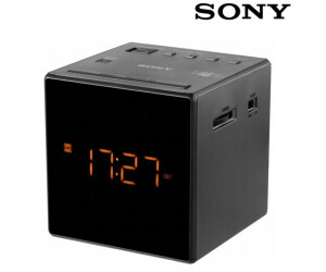 Sony ICF-C1B Uhrenradio schwarz Analogtuner für UKW/MW LED-Display 