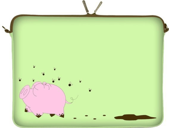 Digittrade Netbook Sleeve 10,2 Happy Piggy