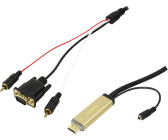 eSynic Convertisseur HDMI vers HDMI 1080p Extractor Vidéo Audio SPDIF  Optique RCA 3.5mm prise jack output 5.1CH 2.1CH Pass Compatible avec Apple  box Lecteur Blu-Ray laptop Décodeurs TV Amplificateur : : High-Tech